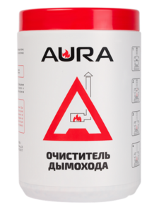 Средство для чистки дымохода AURA 1kg - купить в Москве по цене производителя